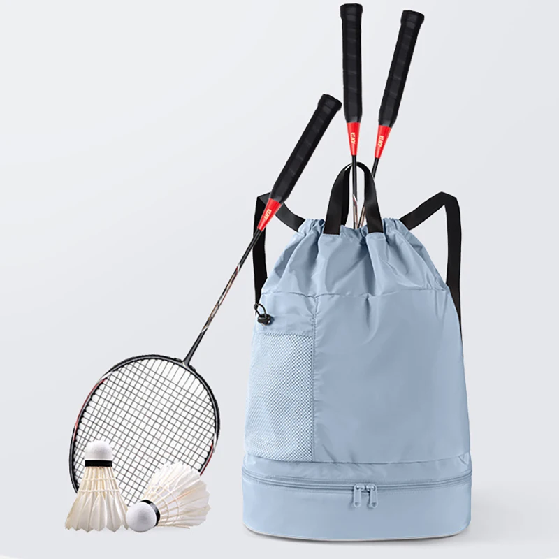 Mochilas de malla con cordón para nadar, organizador de transporte de baloncesto seco y húmedo con paquete de zapatos, mochila para acampar al aire libre, escalar y senderismo - imagen 3