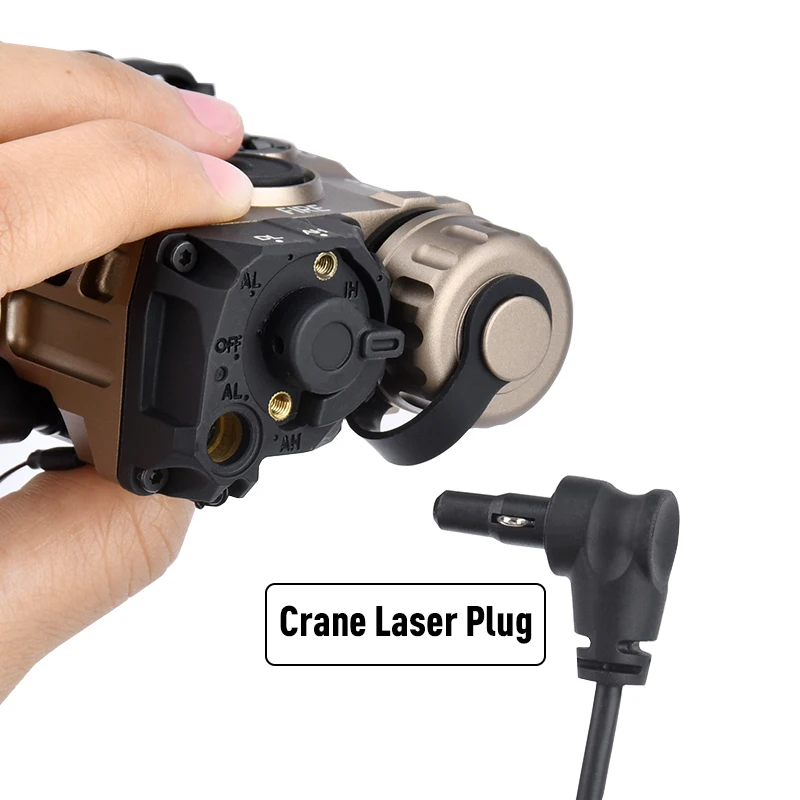 Eotec OGL, linterna táctica de aluminio, punto rojo, verde, azul, láser, IR, luz blanca, Surefir M600, arma estroboscópica de caza, ajuste de 20mm - imagen 3