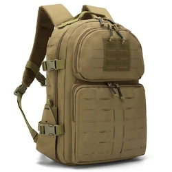 Mochilas tácticas de 40L para hombre, bolsas de viaje para supervivencia al aire libre, paquete de asalto 3P EDC Molle, bolsa para senderismo y caza
