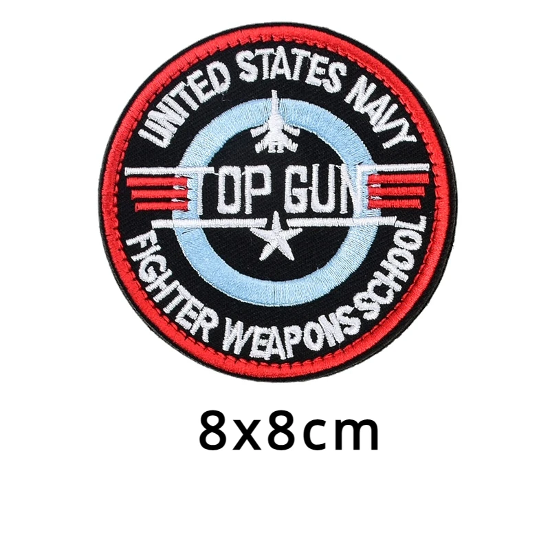 11 unids/set Top Gun Tomcat Chapter American Navy Air VF-1 brazalete piloto planchado parche bordado para coser ropa insignia pegatina - imagen 4