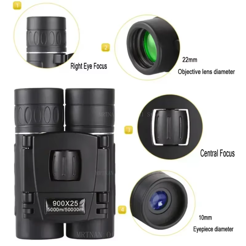 Monocular HD BAK4 plegable de largo alcance para caza y acampada - imagen 4