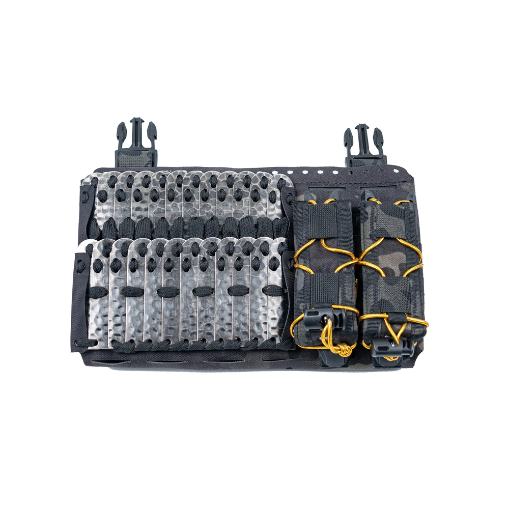 Armadura de placa táctica – Panel trasero compatible con gancho para equipo Airsoft/Cosplay - imagen 4