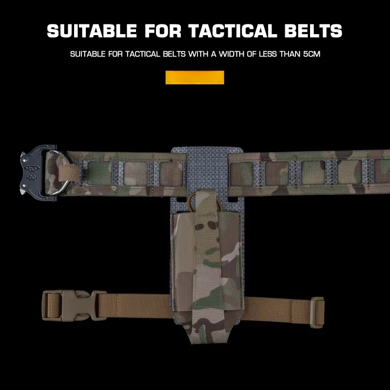 Adaptador de bolsa táctica Modular ligera WG Single Mag para cinturón de entrenamiento de tiro, funda de sistema MOLLE con plataforma de pierna caída - imagen 3