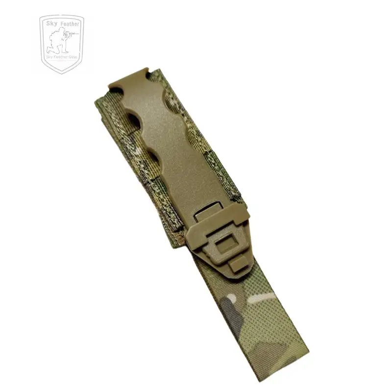 Bandera de golpe de camuflaje todoterreno táctico Airsoft de Paintball, liberación rápida, se mata en la tira indicadora de acción, montaje Molle - imagen 2