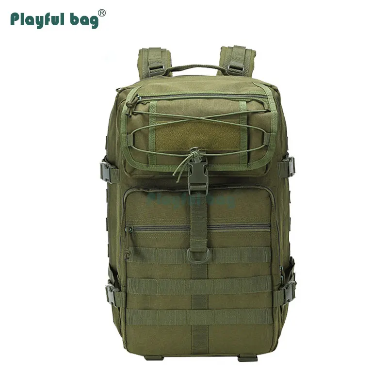 Mochila deportiva táctica 45L, mochila de Montañismo para viajes al aire libre, bolsa de caza y pesca impermeable duradera AVA43 - imagen 4