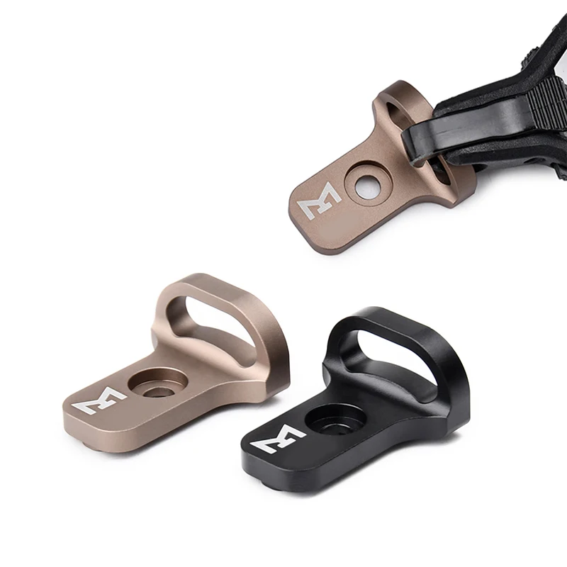 MLOK KEYMOD táctico Metal CNC CQDD correa de hombro para pistola adaptador de montaje de eslinga rápida sistema MLOK carril caza Airsoft Gear QD eslingas - imagen 2