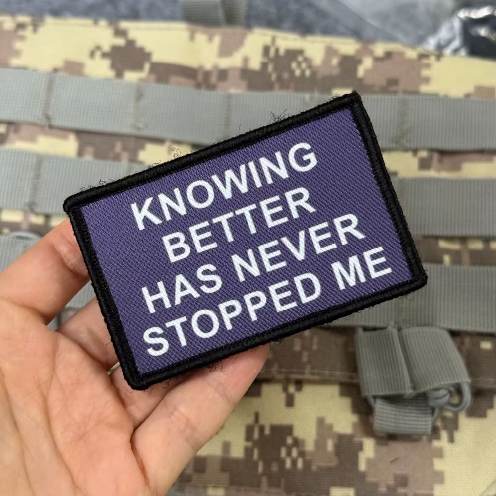 Parche militar gancho y bucle para brazalete Knowing Better - imagen 3