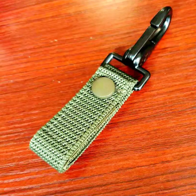 Hebilla de Montañismo tejida táctica para exteriores, gancho de llavero reforzado con lona multifuncional - imagen 2