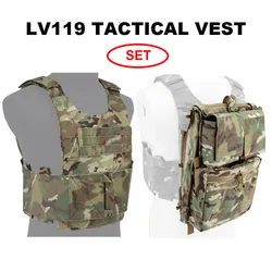 Chaleco táctico LV119 Spiritus con cremallera y panel trasero