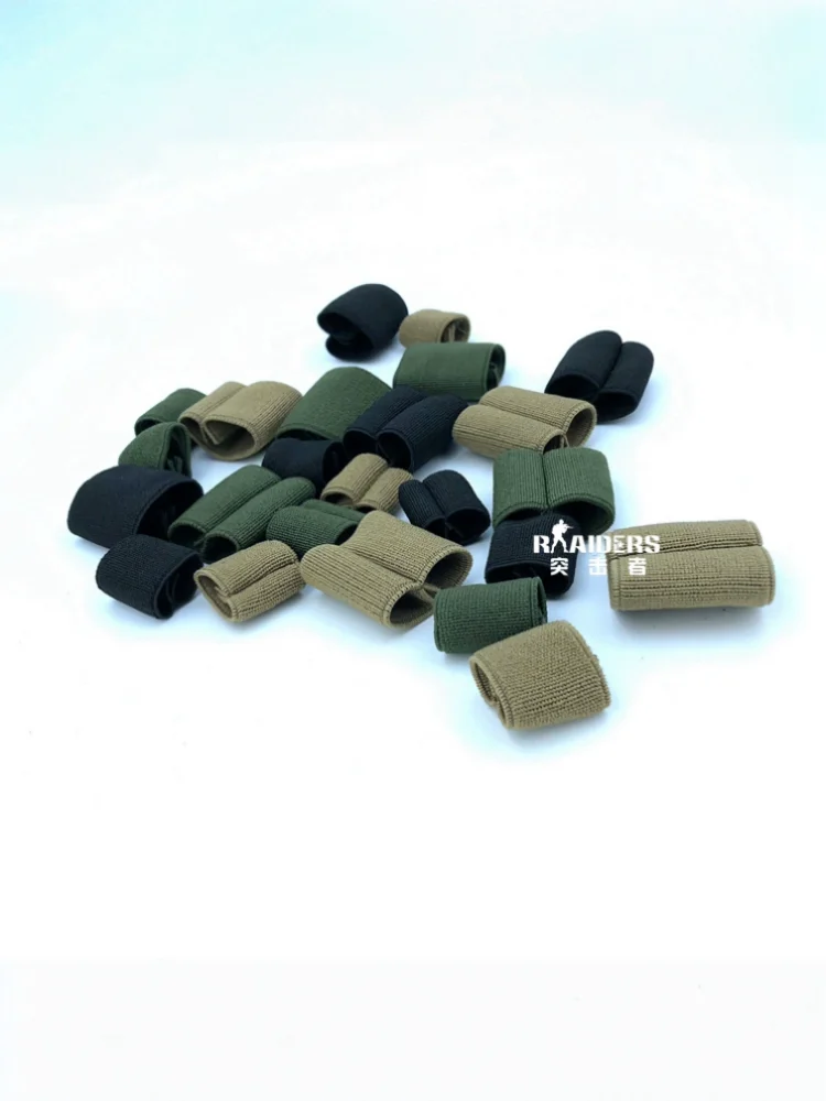 Hebilla de cinturón elástica para mochila, hebilla organizadora de correas, sujetar el agarre elástico de la brida del Cable con una funda antideslizante - imagen 2