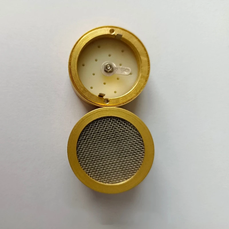 Vergulde Condensator Microfoon Cartridge Capsule Vervanging 26Mm Groot Membraan Microfoon Elektrische Instrument K1KF