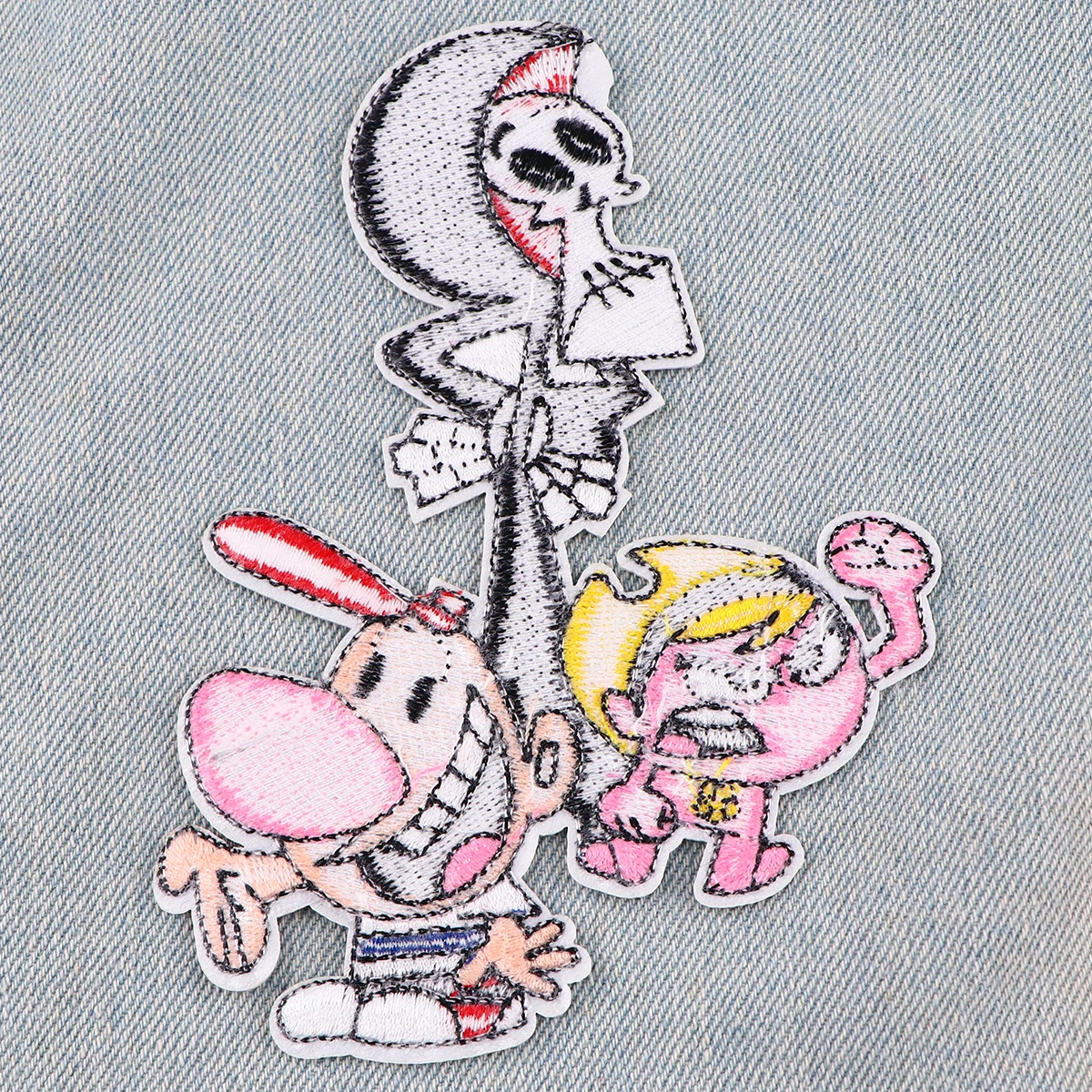 Parches de dibujos animados para planchar en la ropa, parches bordados DIY para ropa, insignias, accesorios - imagen 5