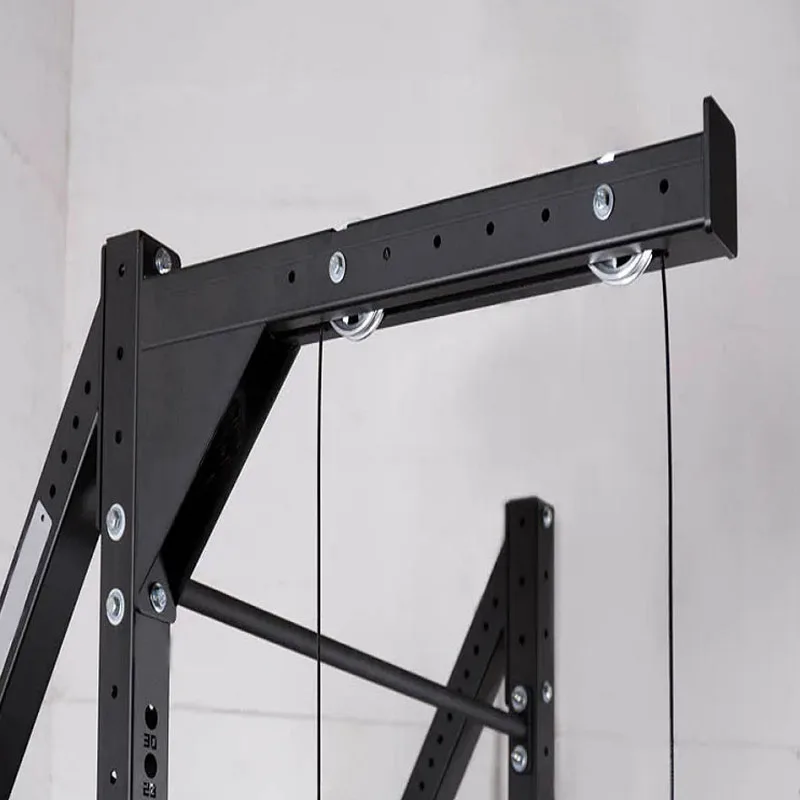 Sistema de polea extraíble Lat para gimnasio en casa, placa de peso de 18/26 Mm, Compatible con equipo de fuerza muscular trasera con accesorio de cuerda - imagen 3