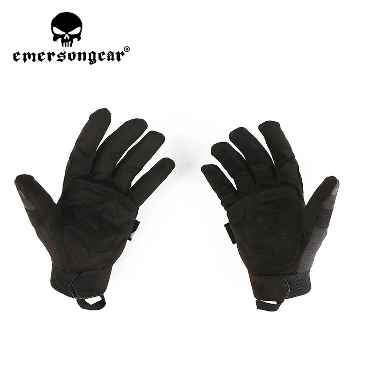 Emersongear guantes tácticos de trabajo guantes ligeros de dedo completo equipo de protección de manos Airsoft caza ciclismo senderismo escalada MCBK - imagen 2