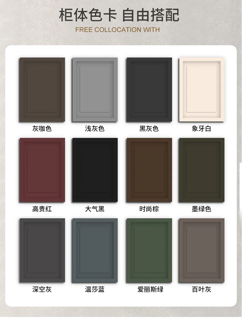 Armario de baño de lujo americano, combinación de madera maciza, lavabo, lavabo, roca de pie - imagen 4