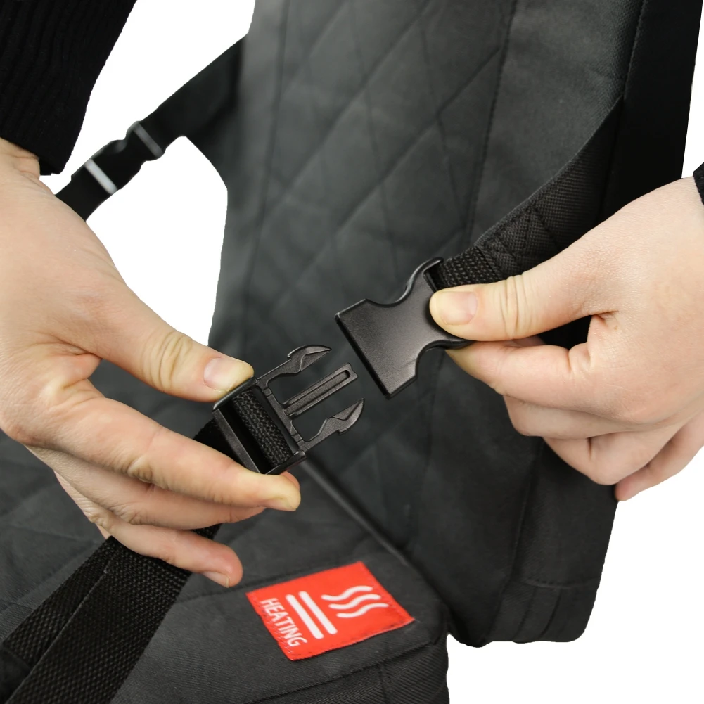 Almohadilla calefactora recargable por USB, cojín de asiento súper cálido, tela Oxford 600D, para invierno, tienda de campaña, hogar - imagen 3