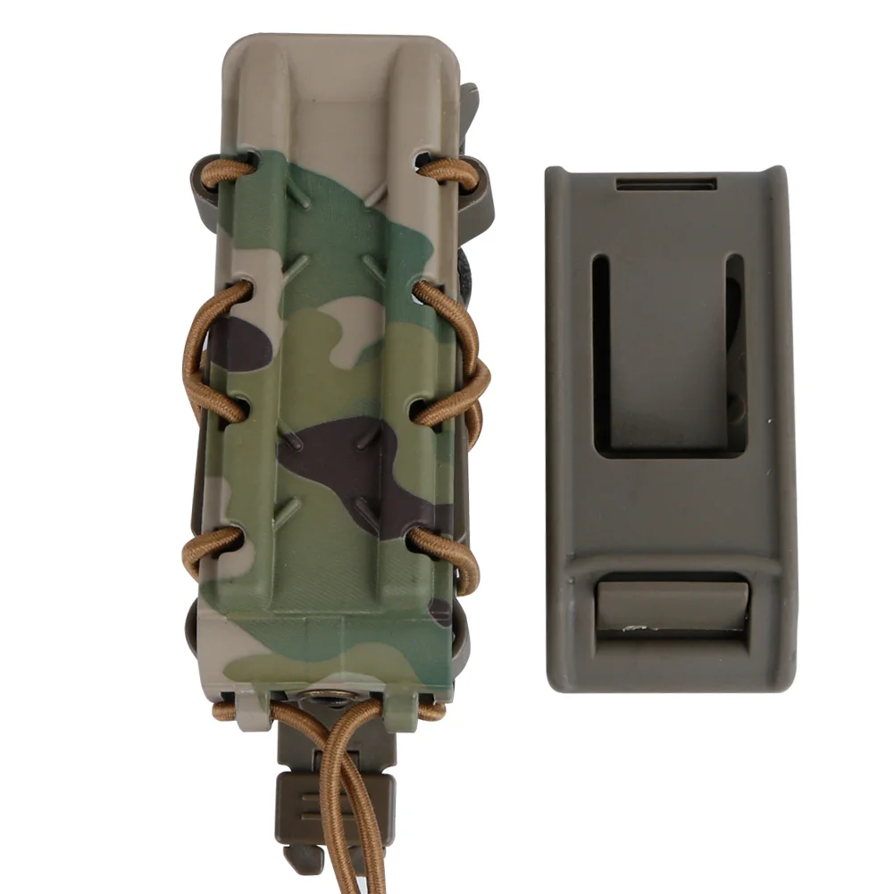 Estuche portador de fijación rápida para pistola táctica, revista Molle, bolsa de 9mm/45ACP para G17 19 M9 G2C G43, funda de liberación rápida con Clip para cinturón - imagen 2