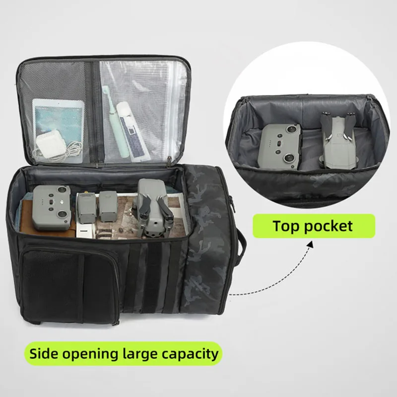 Mochila de gimnasio para Dron UAV, cámara de fotografía de gran capacidad, bolsa deportiva para exteriores, mochila portátil para equipaje para ordenador portátil de negocios en seco y húmedo - imagen 3