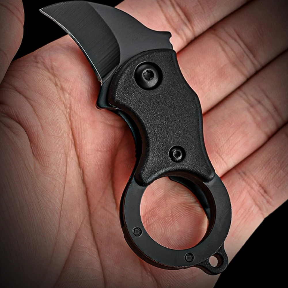 Mini llavero cuchillo de bolsillo con cadena para EDC