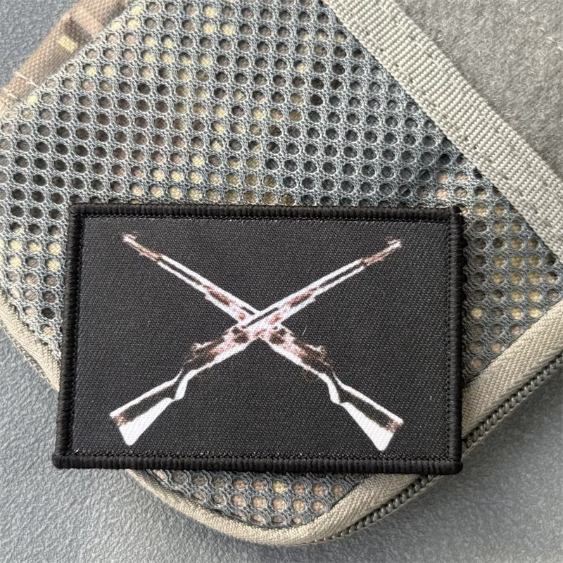 Parche táctico velcro fusiles M1 Garand cruzados – Insignia moral - imagen 4