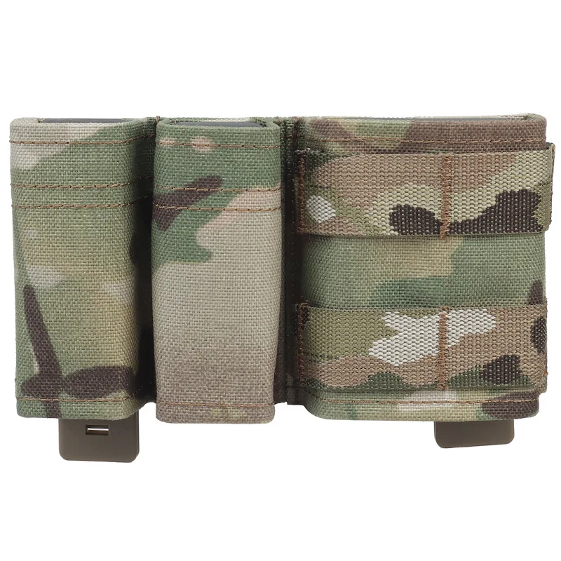 Bolsa Molle Dual para revistas, bolsa para revistas de 9mm y 5,56, bolsa de almacenamiento táctica multifuncional para caza al aire libre - imagen 5