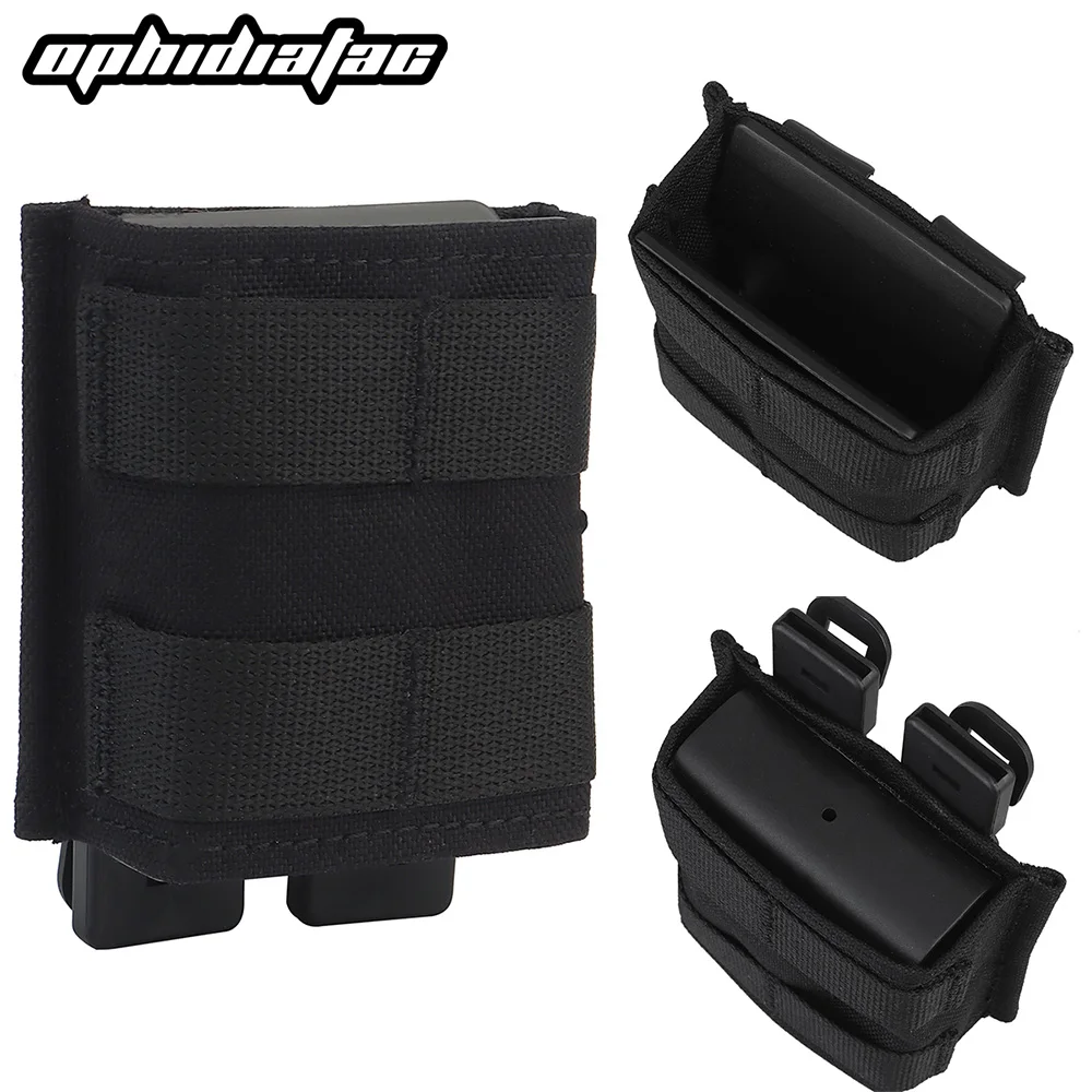 OPHIDIAN 5,56, bolsa individual para Mag RÁPIDO, funda corta, soporte para revistas, Molle, accesorios para sistema de caza Airsoft, nueva riñonera