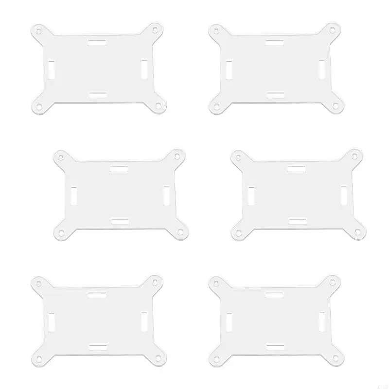 Clips multiusos para portatarjetas identidad, acrílico transparente resistente agua, para uso en Hospital, escuela y K1KF, - imagen 2