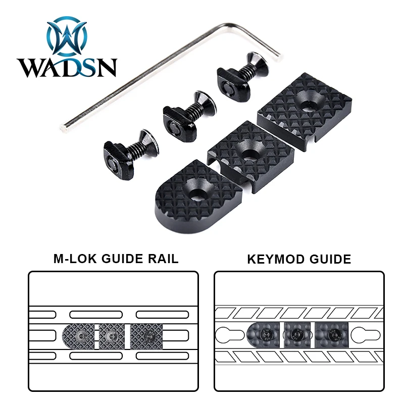 WADSN-interruptor de presión, M-LOK de guía de Cable, Keymod, sistema inalámbrico, gestión de cables, linterna, PEQ, DBAL, Airsoft, accesorios - imagen 2