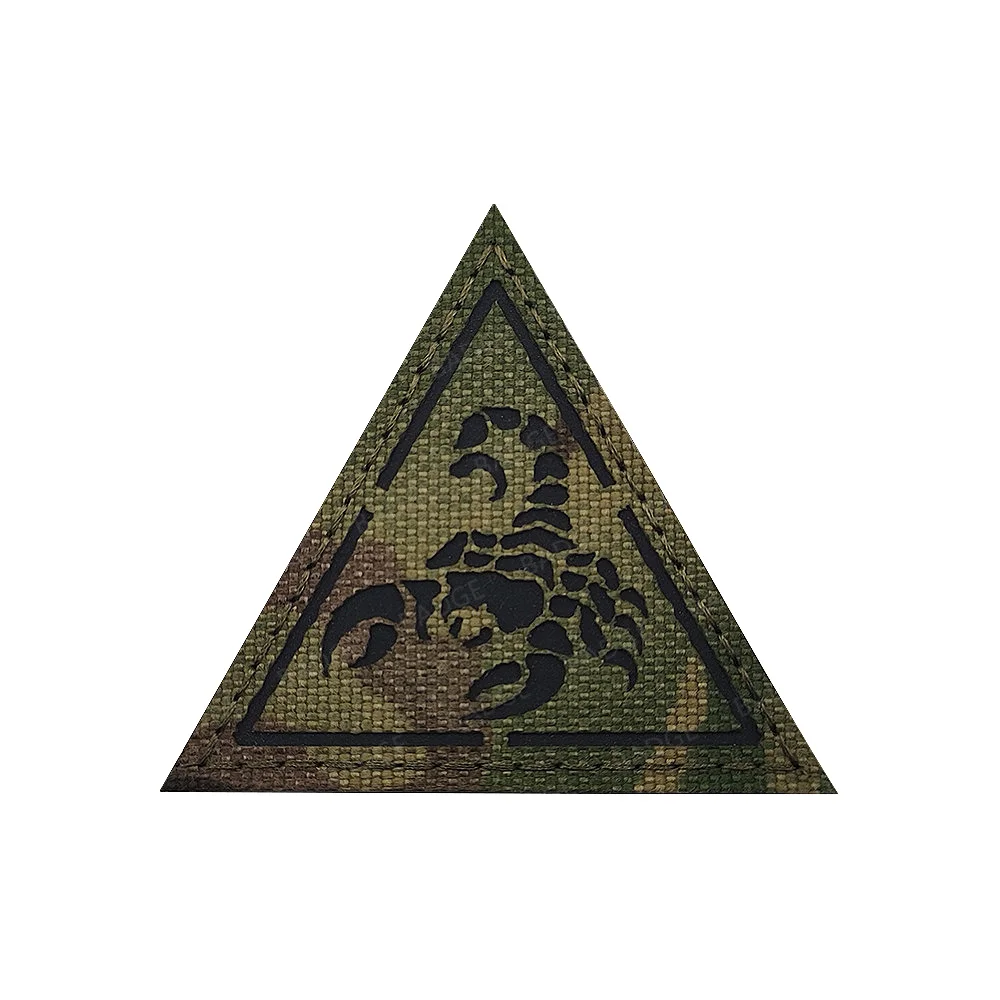 Parche reflectante de salida de seguridad Ace Of Spade 12, puño de escorpión, Pegasus, rata, ratón, emblema táctico, insignia, brazalete IR del ejército - imagen 3