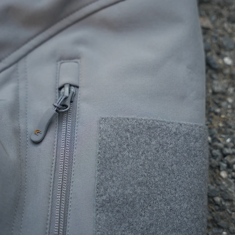 Ropa táctica de terciopelo suave para exteriores, resistente al viento, a prueba de salpicaduras, cálida, corte tridimensional - imagen 3