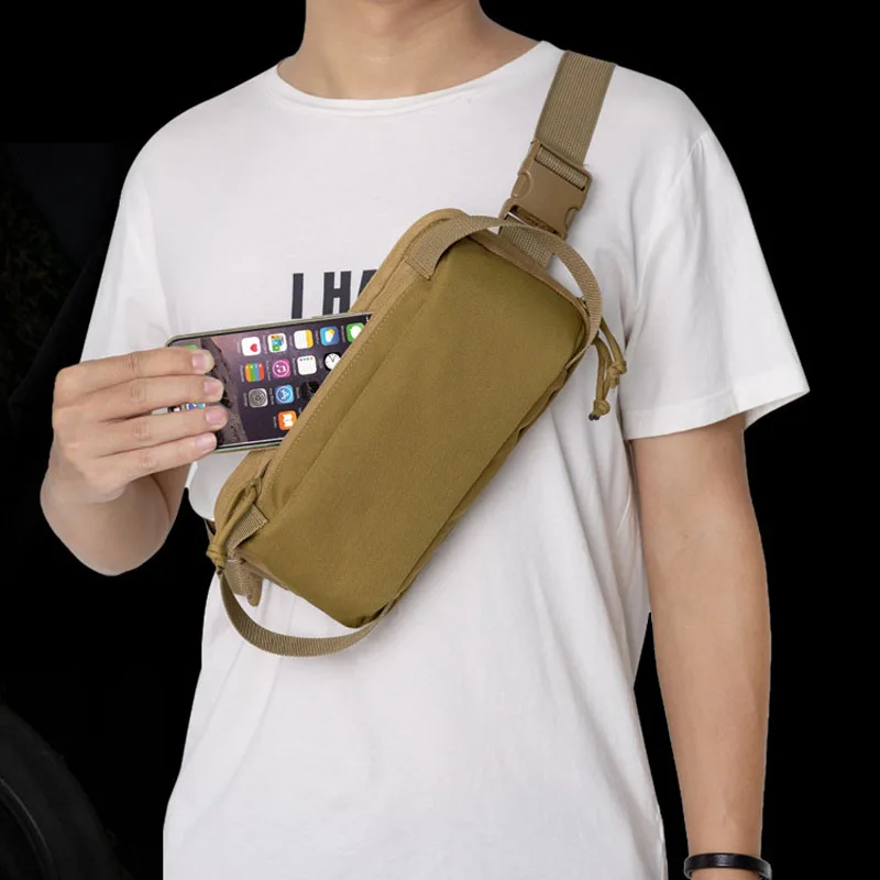 Bolso táctico riñonera bandolera para exteriores cruzado - imagen 5