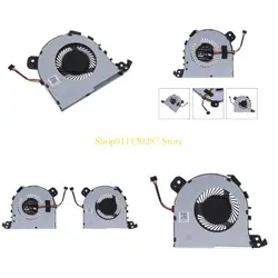 Ventilador enfriador para ordenador portátil J1HC, ventilador refrigeración para CPU 4 pines y 4 cables, disipador térmico