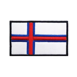 Parche bordado Velcro Islas Feroe – banda para brazo militar