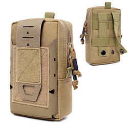 Bolsa táctica multiusos Molle para cinturón de teléfono móvil, dispositivo EDC, utilidad, riñonera para hombre, funda para teléfono móvil, funda para teléfono inteligente