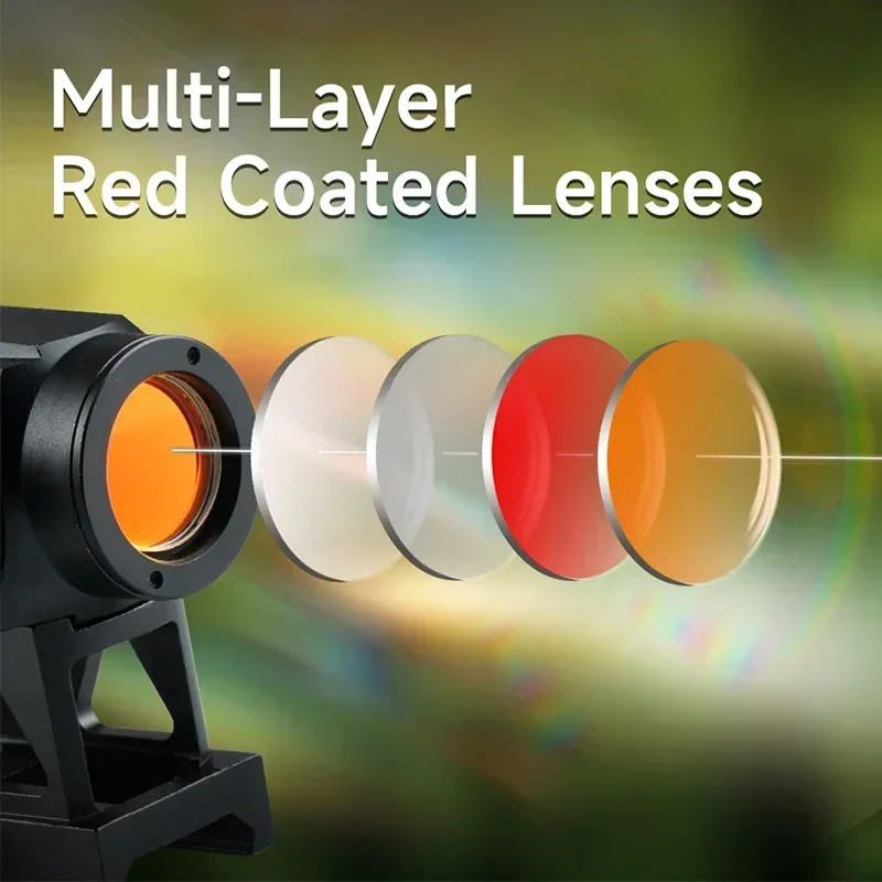 Tactica compacto Red Dot Sight 2 MOA Reflex Airsoft óptica alcance Mini RifleScope con accesorios de caza de montaje de 20mm - imagen 2