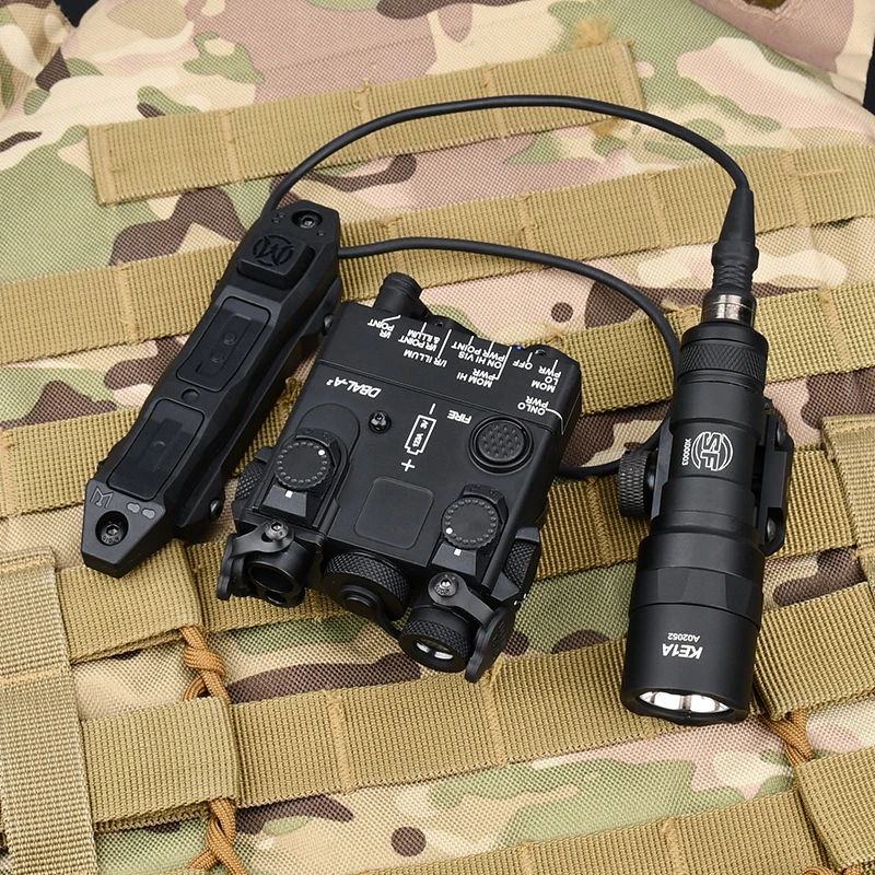 DBAL-A2 de Metal táctico IR, luz LED blanca para armas, rojo, azul, verde, Surefir, M300, M600, DBAL, estroboscópico, láser para caza y Airsoft - imagen 2