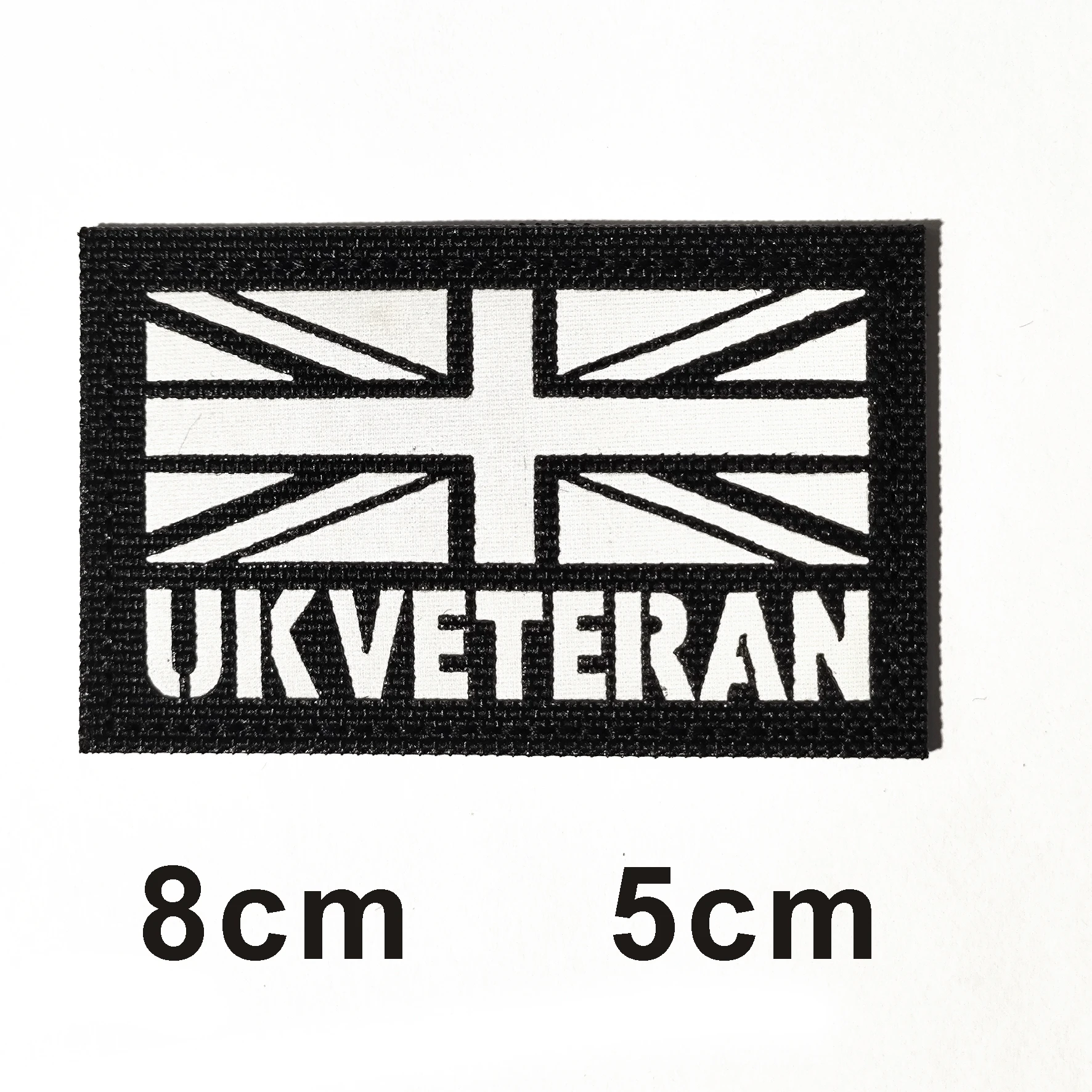 Parche táctico bandera Reino Unido IR reflectante nylon gancho y bucle - imagen 4