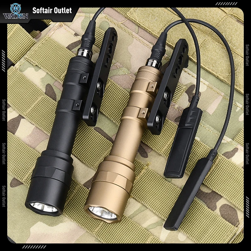 Wadsn linterna táctica M600U para caza, Airsof Surfire M600, Base compatible con Mlok Keymod - imagen 4