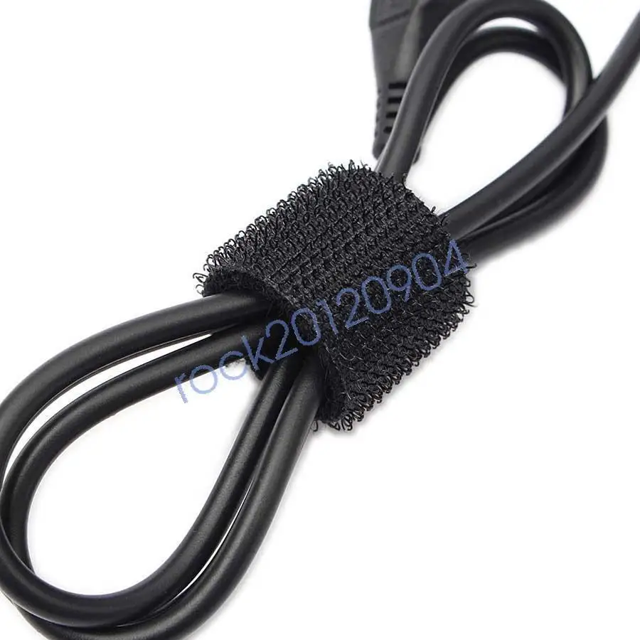Bridas para cables con gancho y bucle de 10/20mm de ancho, bridas de cinta de doble cara para acampar táctica al aire libre, correas organizadoras de 5M/rollo - imagen 4