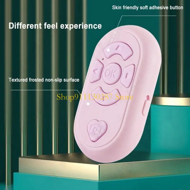 J1HC Selfie Control remoto obturador remoto controlador recargable botón Selfie para teléfono y teléfonos Android volteadores - imagen 3