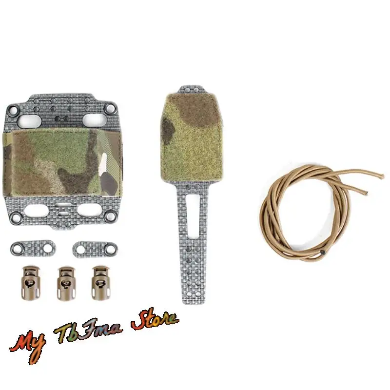 Funda de batería con marco de casco táctico, bolsa de batería en forma de T PVS31 Helme NVG, bolsa adjunta para pasta, bolsa de almacenamiento de batería - imagen 5