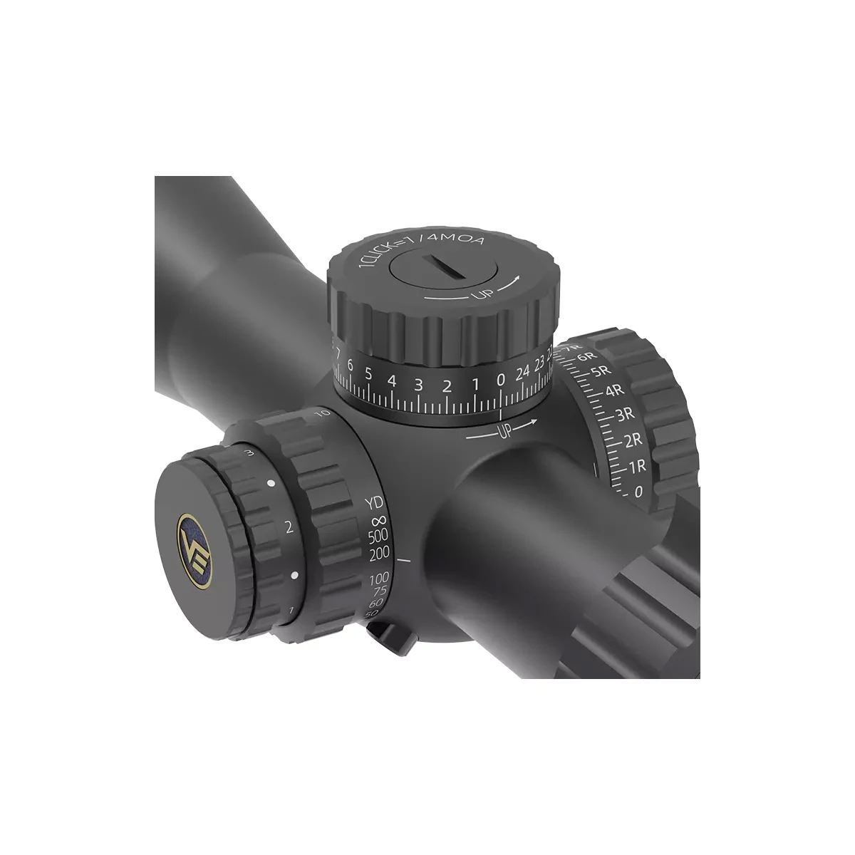 Mira Vector Optics Tauron 6-24x50 FFP | Tubo de 34mm | Rango de Elevación 82 MOA & Punto 0.125 MOA | Lente HD Alemana | Función Zero Stop - imagen 4