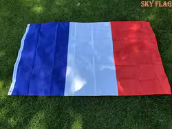 SKY Bandera Francesa Poliéster Azul Blanco Rojo