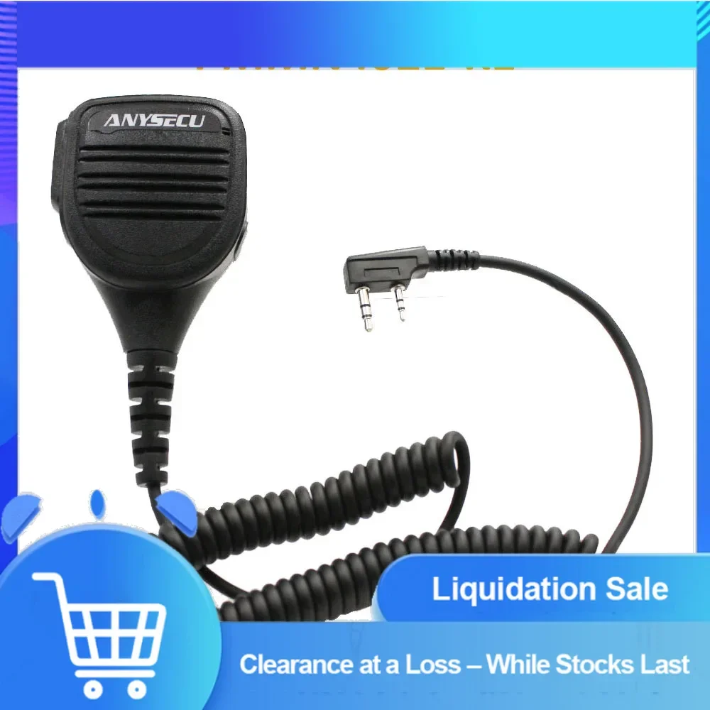 VENTA Micrófono de altavoz PMMN4021-K1 resistente al agua para Baofeng/Quansheng Walkie Talkie UV-5R, BF-888S, etc. - imagen 2