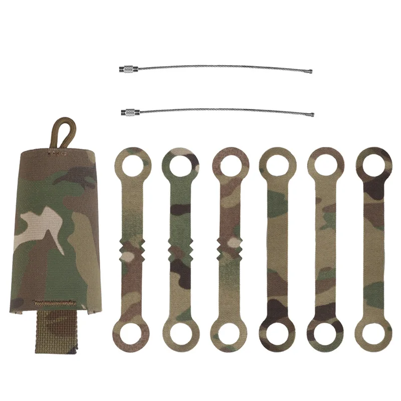 Bolsa táctica del organizador del camuflaje del palillo del resplandor, cordón de la suspensión - imagen 2