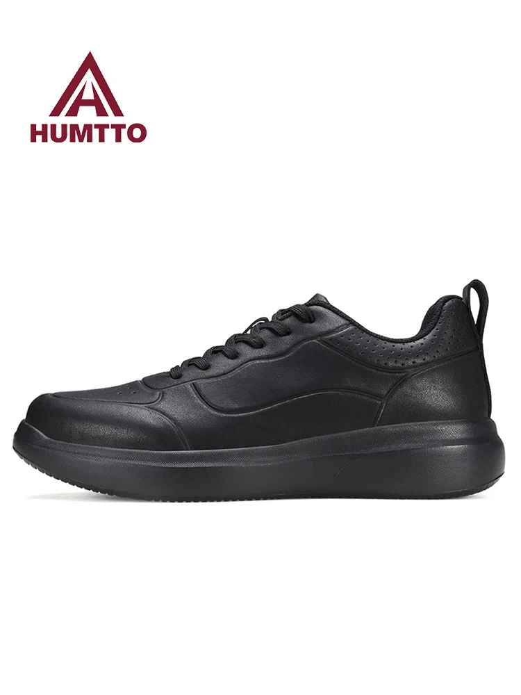 HUMTTO zapatos de senderismo de piel de vaca para hombre, zapatos de escalada para deportes al aire libre de invierno, zapatos casuales, botas de viaje, zapatillas de senderismo para correr al aire libre - imagen 2