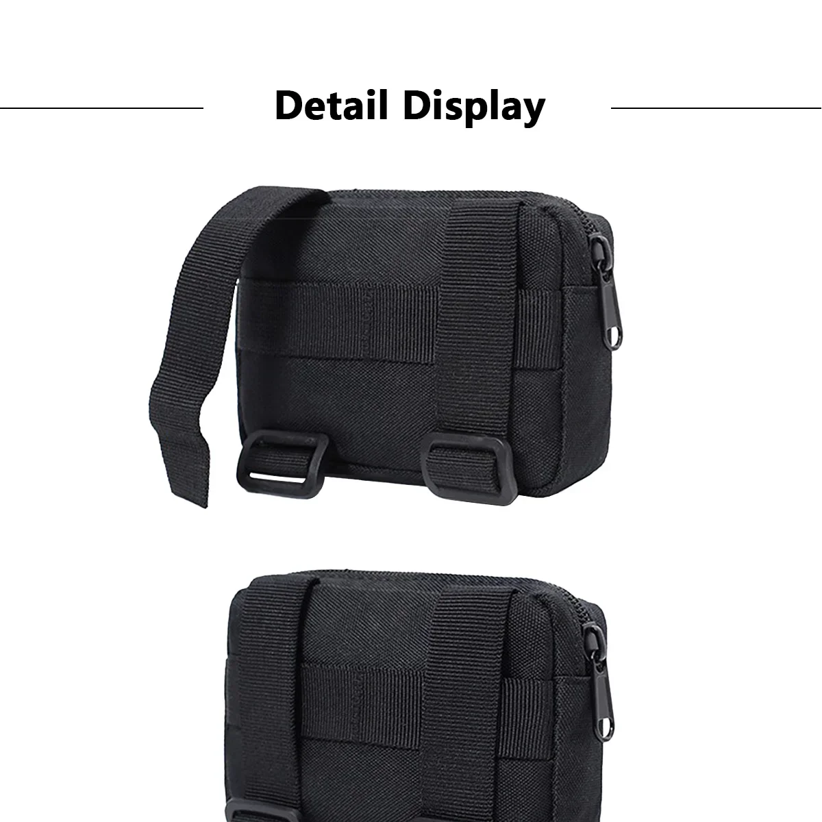 Bolsa Molle, cinturón táctico, riñonera para deportes al aire libre, bolsa móvil para ciclismo, escalada, herramienta EDC, bolsillo, paquete de caza, bolsas de herramientas - imagen 5