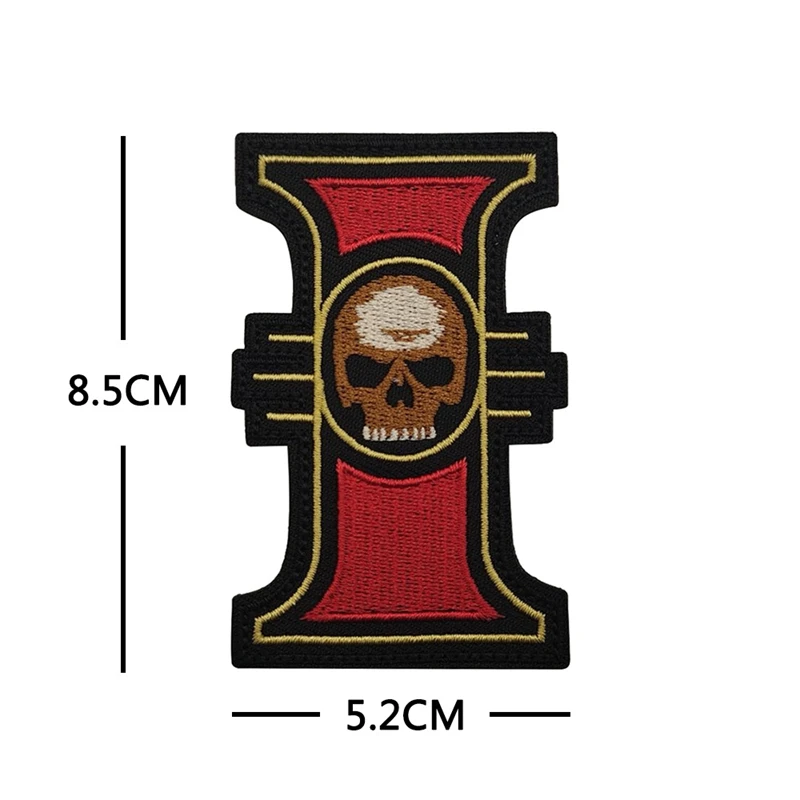 Parches bordados Starforged 40K, gancho y bucle, capítulo moral, pegatinas periféricas de juego, ropa para exteriores, mochila, insignia de parche diy - imagen 2