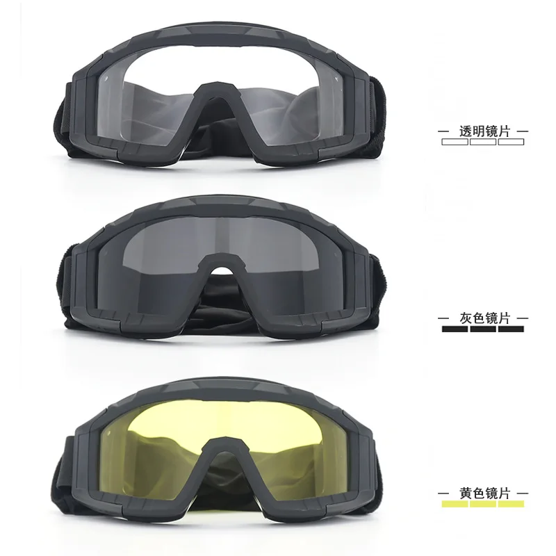 Gafas tácticas exteriores con lentes UV400 – protección polvo y viento