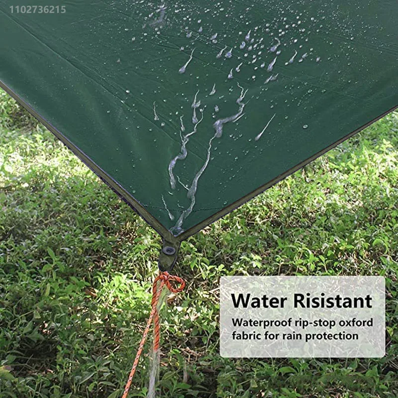 Toldo camping ripstop 3x3m – Lona impermeable sombra exterior - imagen 3